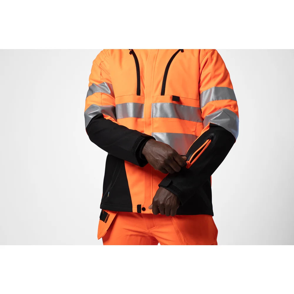 Projob Workwear 6419 Ongevoerde Signalisatiesoftshell EN ISO 20471 Klasse 3 646419