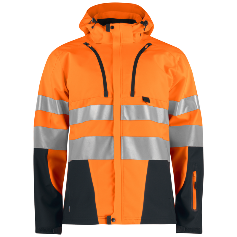 Projob Workwear 6419 Ongevoerde Signalisatiesoftshell EN ISO 20471 Klasse 3 646419