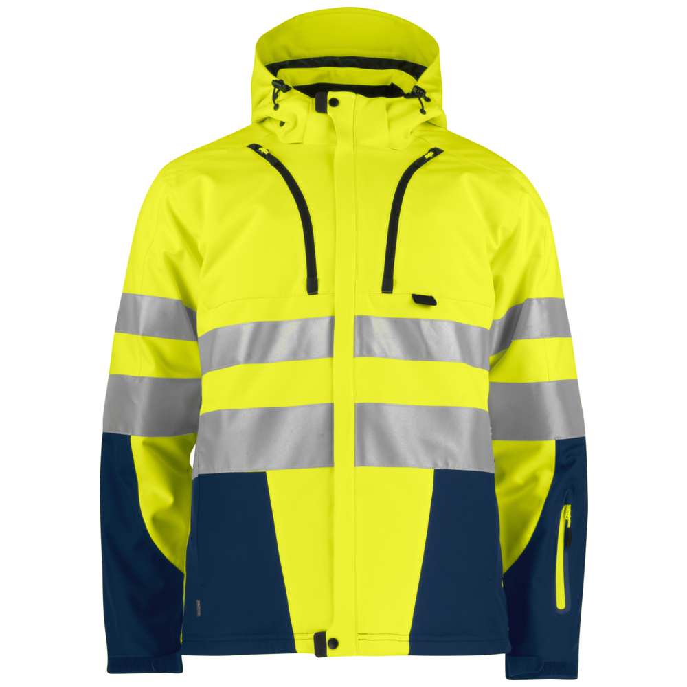 Projob Workwear 6420 Gevoerde Signalisatiesoftshell EN ISO 20471 Klasse 3 646420