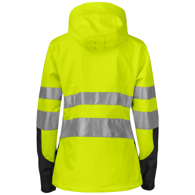 Projob Workwear 6423 Ongevoerde Signalisatie Softshell EN ISO 20471 Klasse 3 Dames 646423