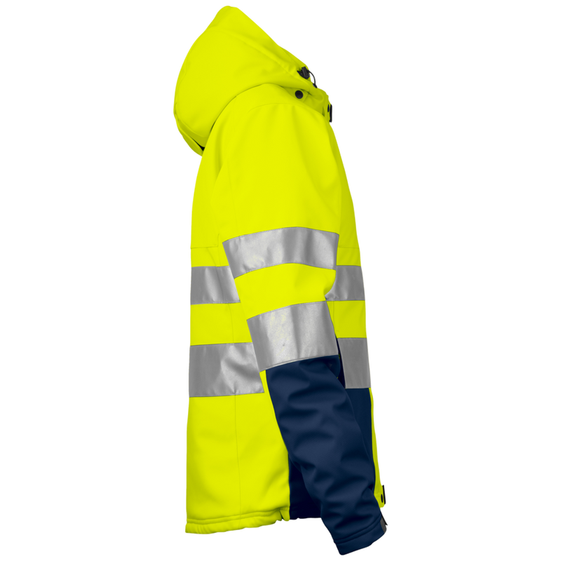 Projob Workwear 6424 Gevoerde Signalisatiesoftshell EN ISO 20471 Klasse 3 Dames 646424