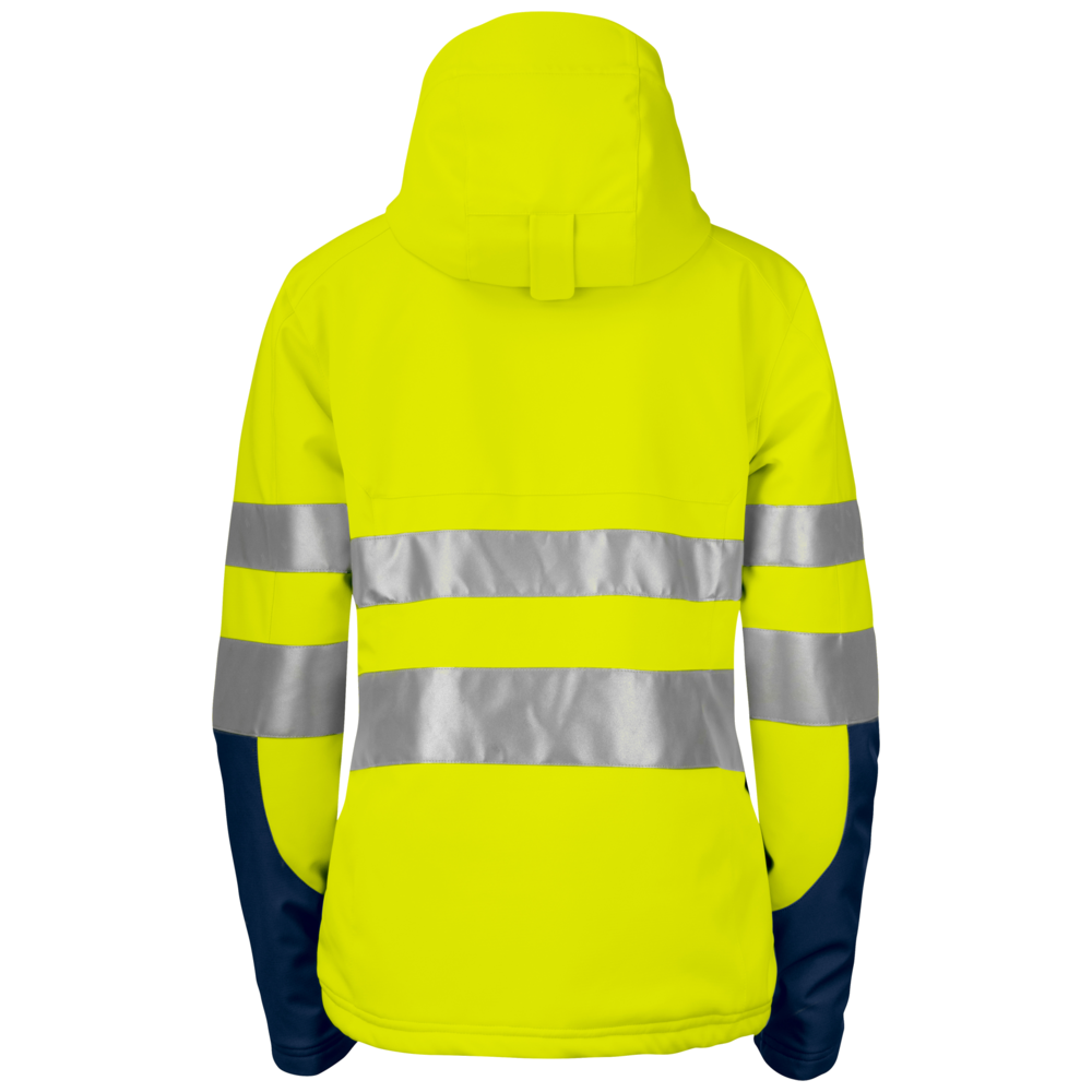 Projob Workwear 6424 Lined Hi-Vis Softshell EN ISO 20471 Klasse 3 Frauen 646424