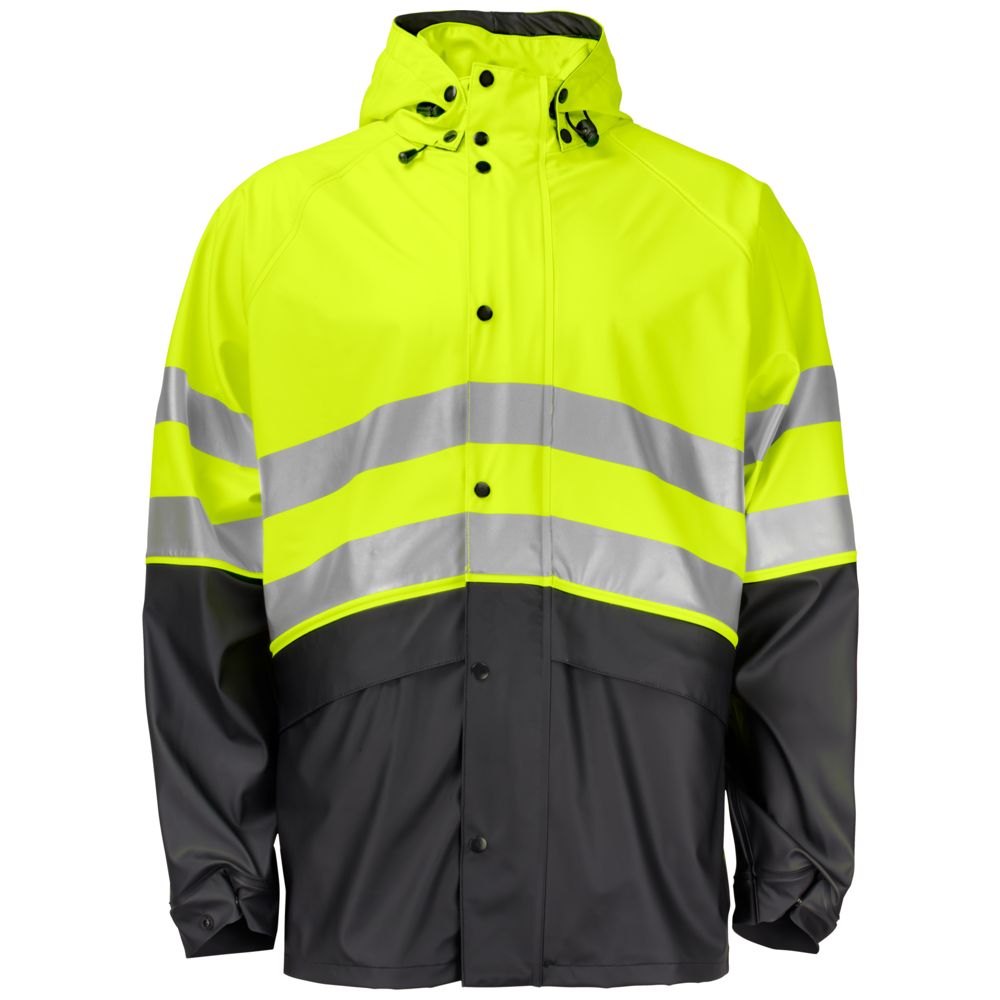Projob Workwear 6431 Hi-Vis-Regenjacke EN ISO 20471 Klasse 3 646431