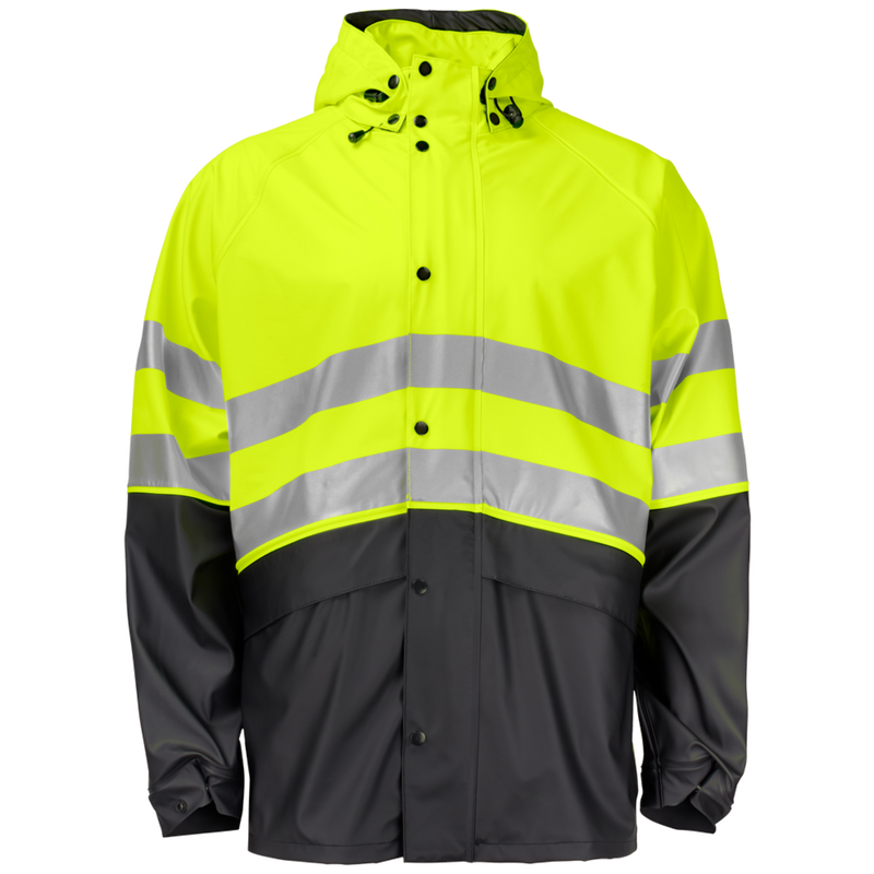 Projob Workwear 6431 Hi-vis Rain Jacket EN ISO 20471 Class 3 646431