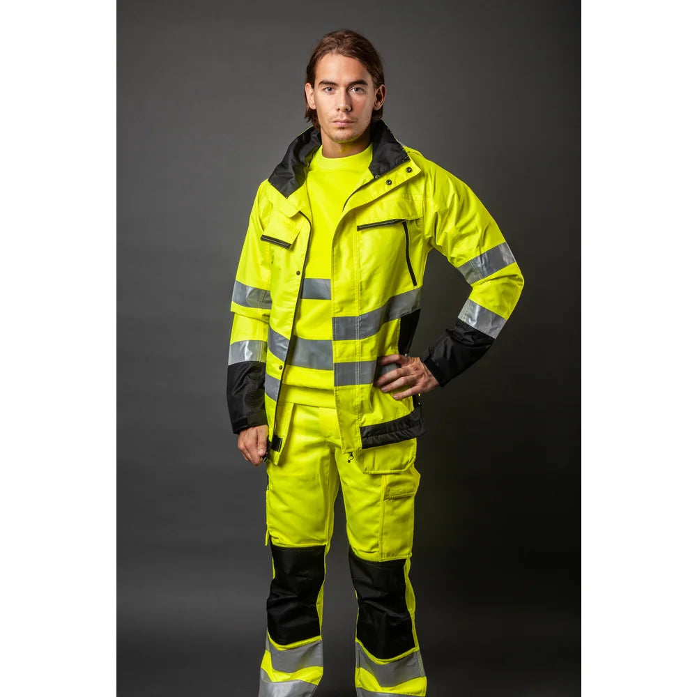 Projob Prio 6440 Hi-Vis-Regenjacke EN ISO 20471 Klasse 3 646440