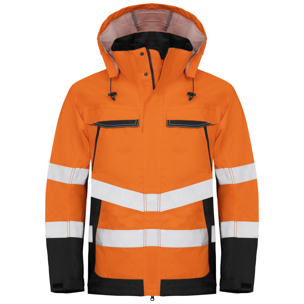 Projob Prio 6440 Hi-Vis-Regenjacke EN ISO 20471 Klasse 3 646440