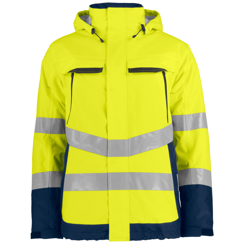 Projob Prio 6441 Gevoerde Signalisatieregenjas EN ISO 20471 Klasse 3 646441