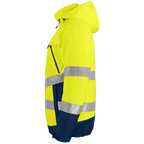 Projob Prio 6441 gefütterter Hi-Vis-Regenmantel EN ISO 20471 Klasse 3 646441