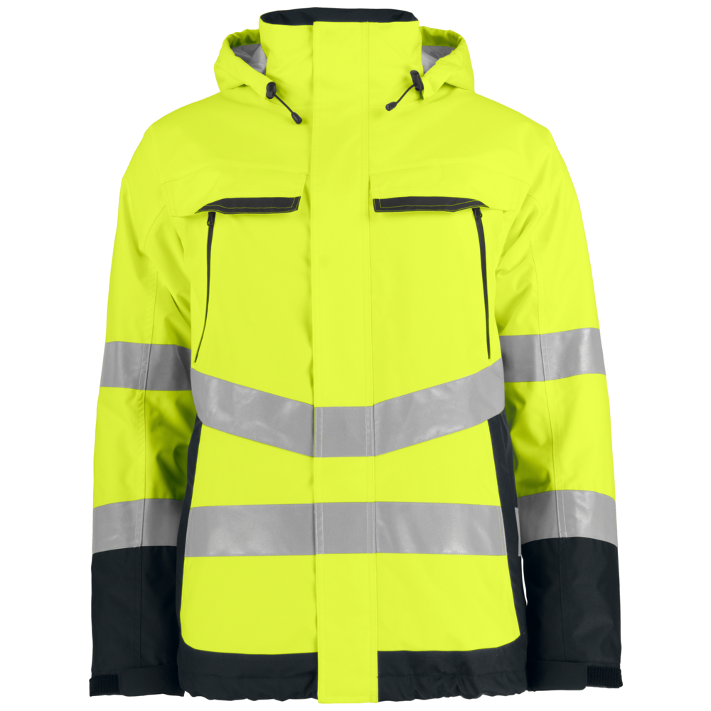 Projob Prio 6441 Gevoerde Signalisatieregenjas EN ISO 20471 Klasse 3 646441