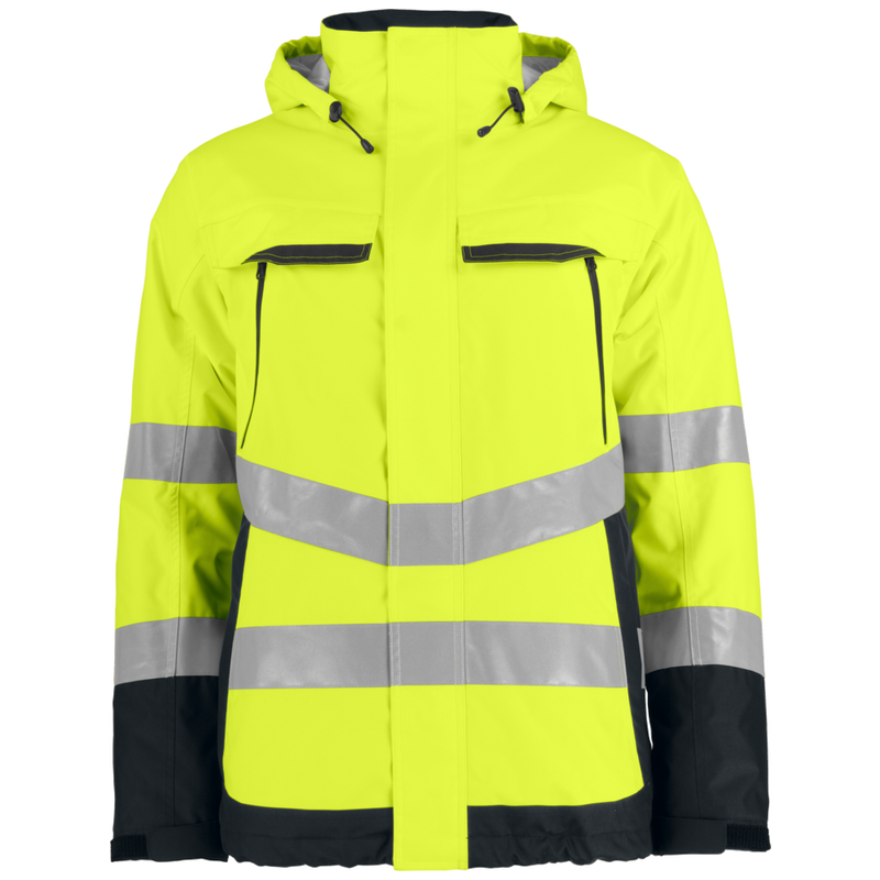 Projob Prio 6441 Gevoerde Signalisatieregenjas EN ISO 20471 Klasse 3 646441
