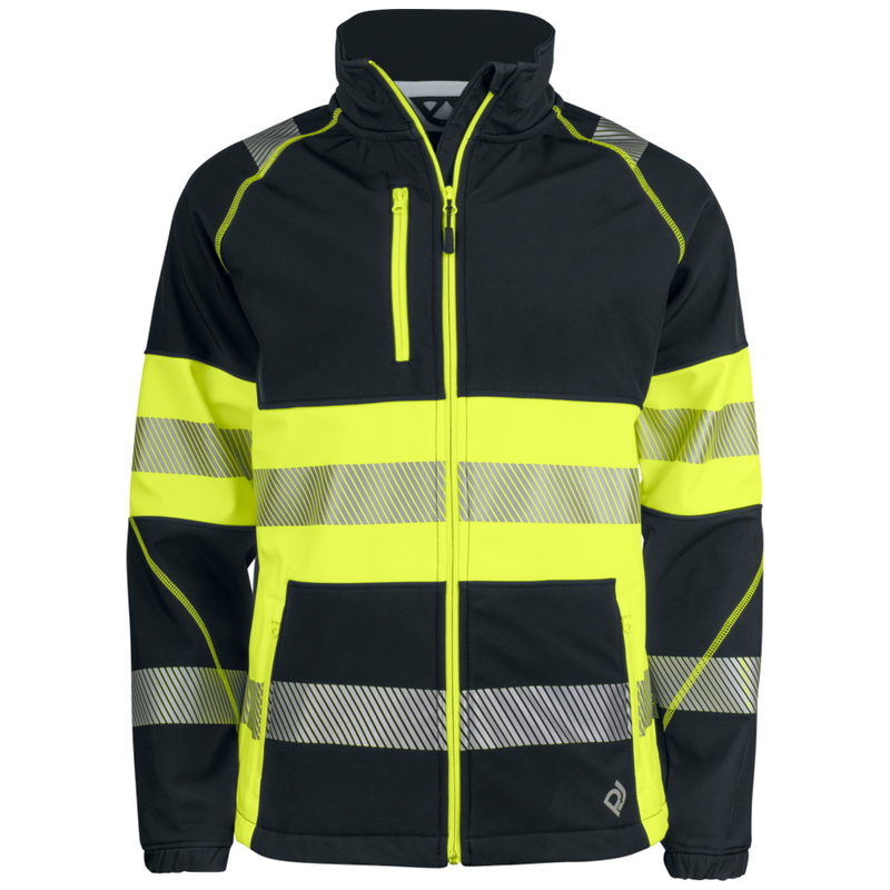 Projob Workwear 6443 Signalisatiesoftshell EN ISO 20471 Klasse 1 646443