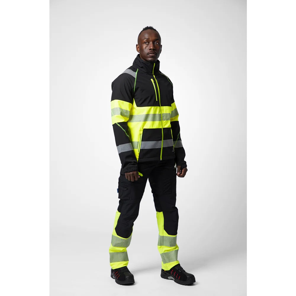 Projob Workwear 6443 Signalisatiesoftshell EN ISO 20471 Klasse 1 646443