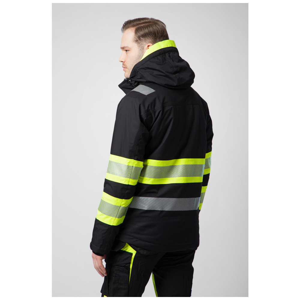 Projob Workwear 6446 gefütterte Hi-Vis-Jacke EN ISO 20471 Klasse 1 646446