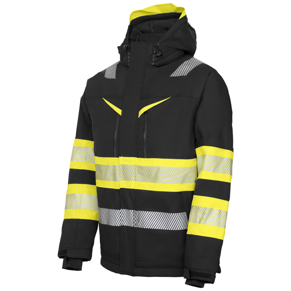 Projob Workwear 6446 gefütterte Hi-Vis-Jacke EN ISO 20471 Klasse 1 646446