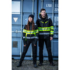 Projob Workwear 6446 gefütterte Hi-Vis-Jacke EN ISO 20471 Klasse 1 646446