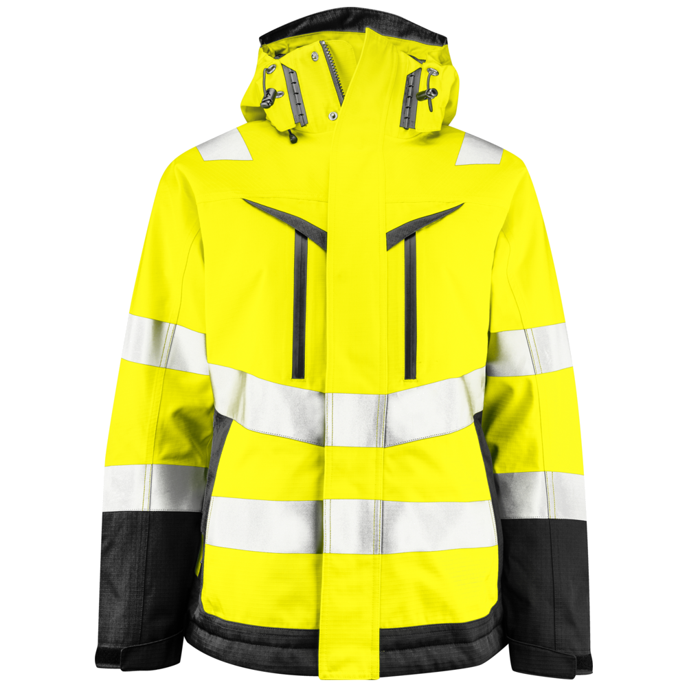 Projob Workwear 6449 Damen gefüttert Hi-Vis-Jacke EN ISO 20471 Klasse 2/3 646449