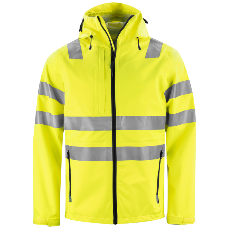 Projob Workwear 6450 Hi-vis Raincoat EN ISO 20471 Class 3 646450