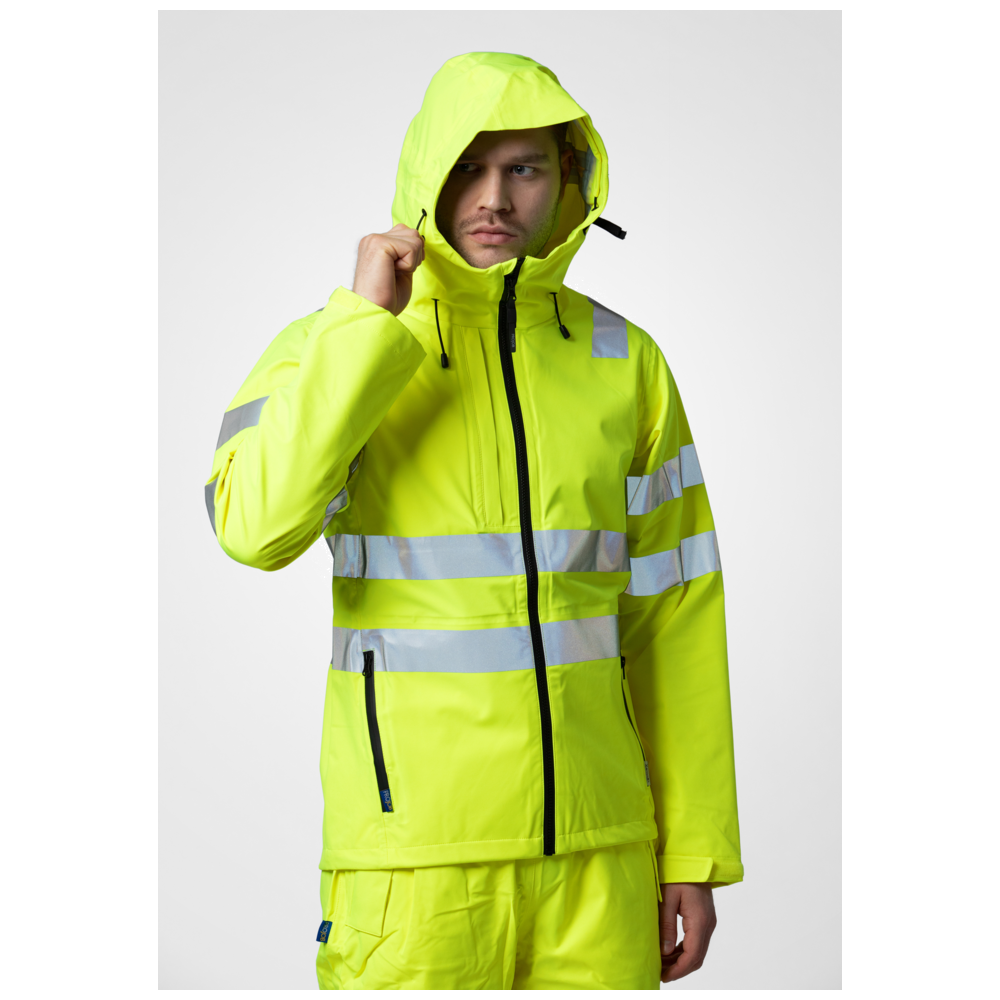 Projob Workwear 6450 Hi-vis-Regenmantel EN ISO 20471 Klasse 3 646450