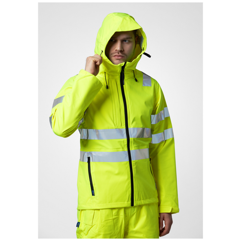 Projob Workwear 6450 Hi-vis-Regenmantel EN ISO 20471 Klasse 3 646450