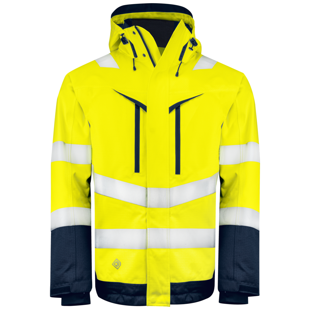 Projob Workwear 6453 Gevoerde Signalisatiejas  EN ISO 20471 Klasse 3 646453