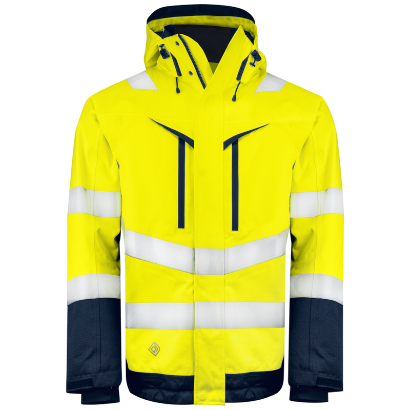 Projob Workwear 6453 Lined Hi-vis Jacket EN ISO 20471 Class 3 646453