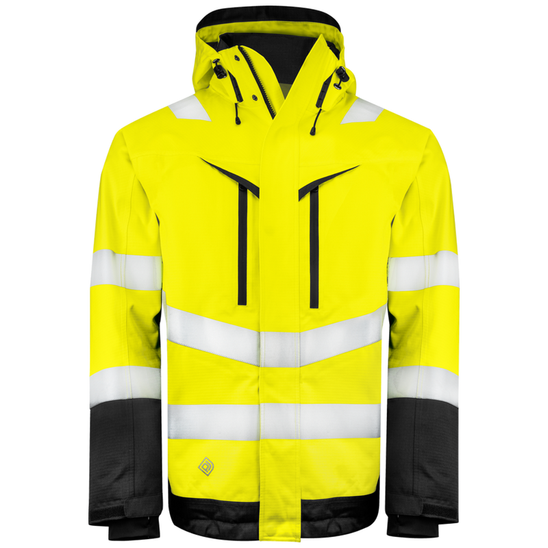 Projob Workwear 6453 Lined Hi-vis Jacket EN ISO 20471 Class 3 646453