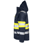 Projob Workwear 6454 gefütterte Warnjacke EN ISO 20471 Klasse 1 646454