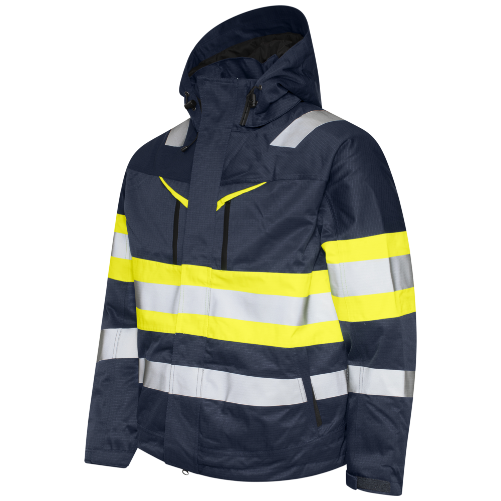 Projob Workwear 6454 gefütterte Warnjacke EN ISO 20471 Klasse 1 646454