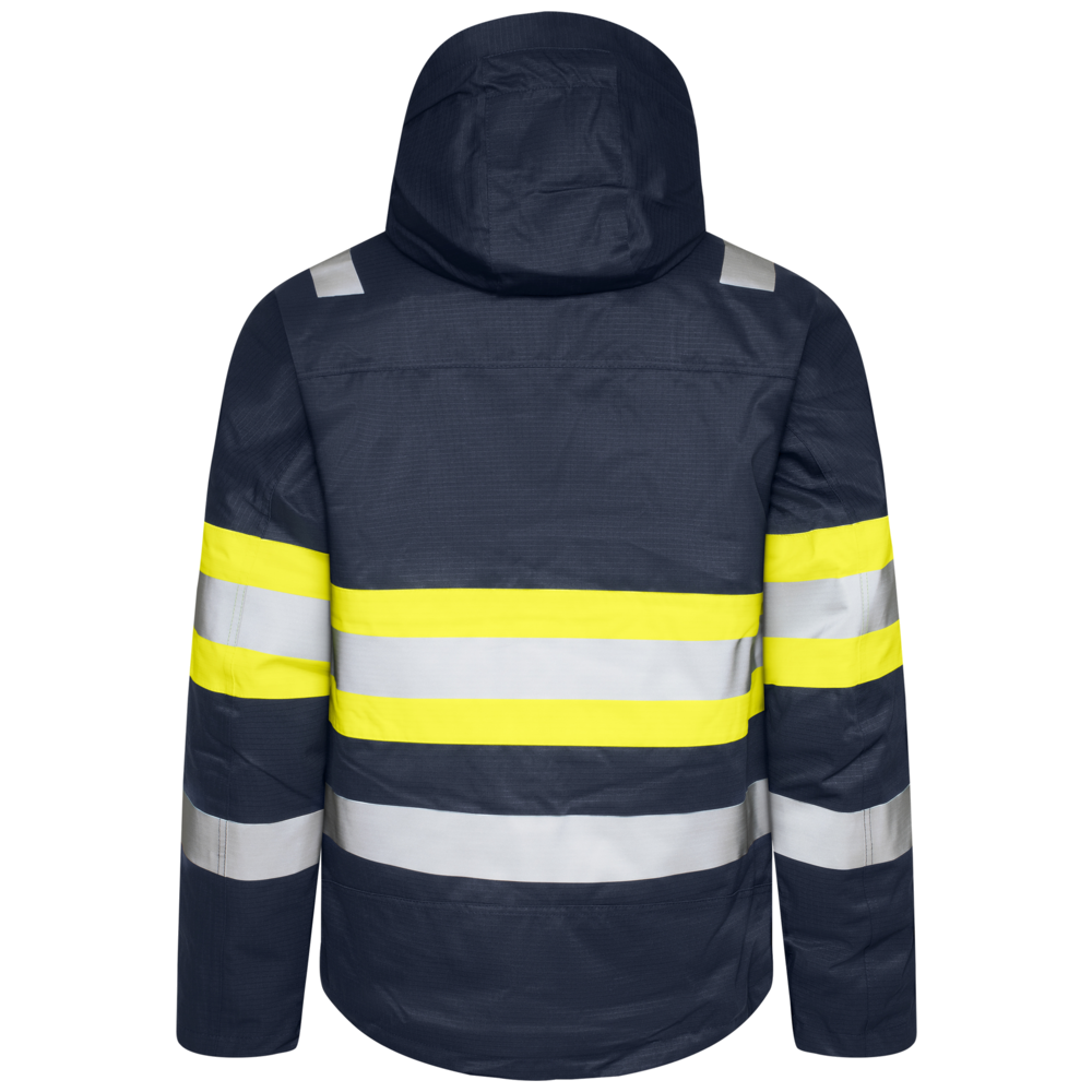 Projob Workwear 6454 gefütterte Warnjacke EN ISO 20471 Klasse 1 646454