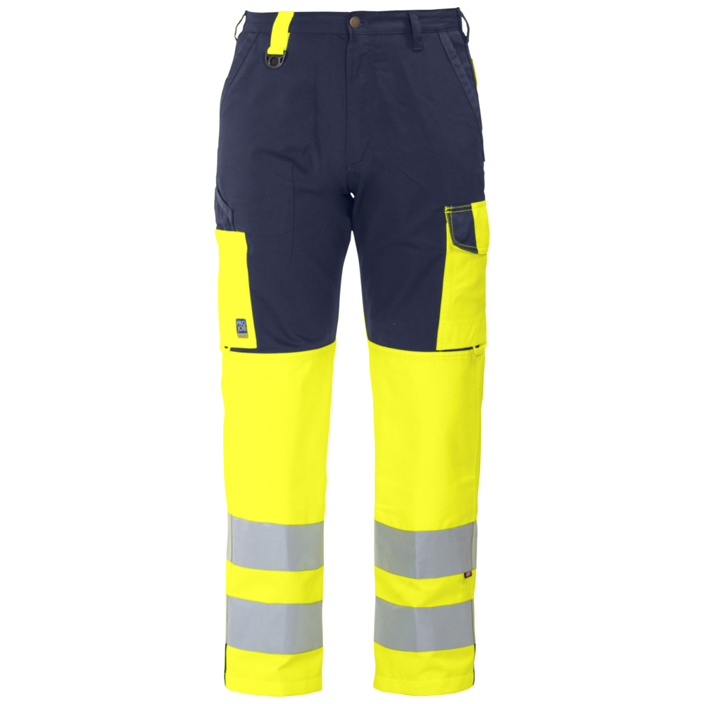 Projob Workwear 6501 Hi-vis trousers with knee pockets EN ISO 20471 class 2 646501