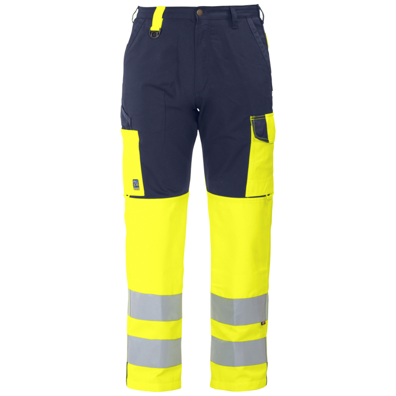 Projob Workwear 6501 Signalisatiebroek Met Kniezakken EN ISO 20471 Klasse 2 646501