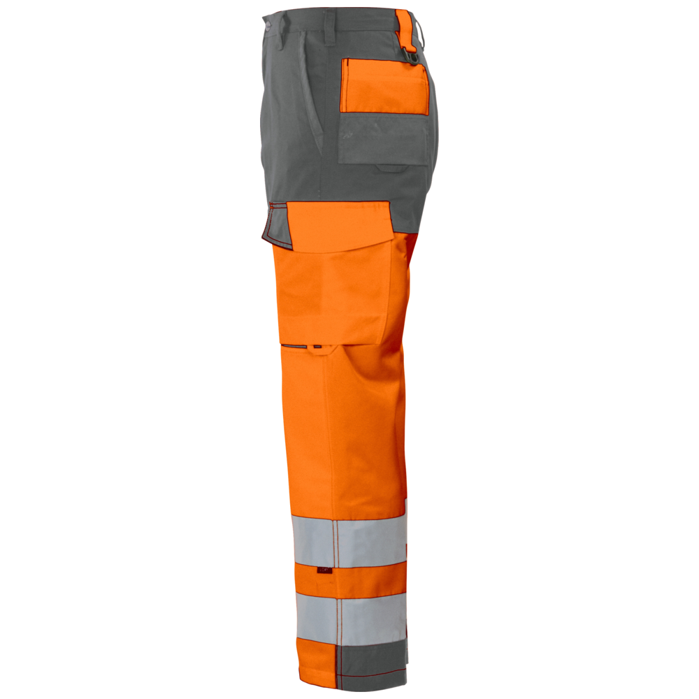 Projob Workwear 6501 Signalisatiebroek Met Kniezakken EN ISO 20471 Klasse 2 646501