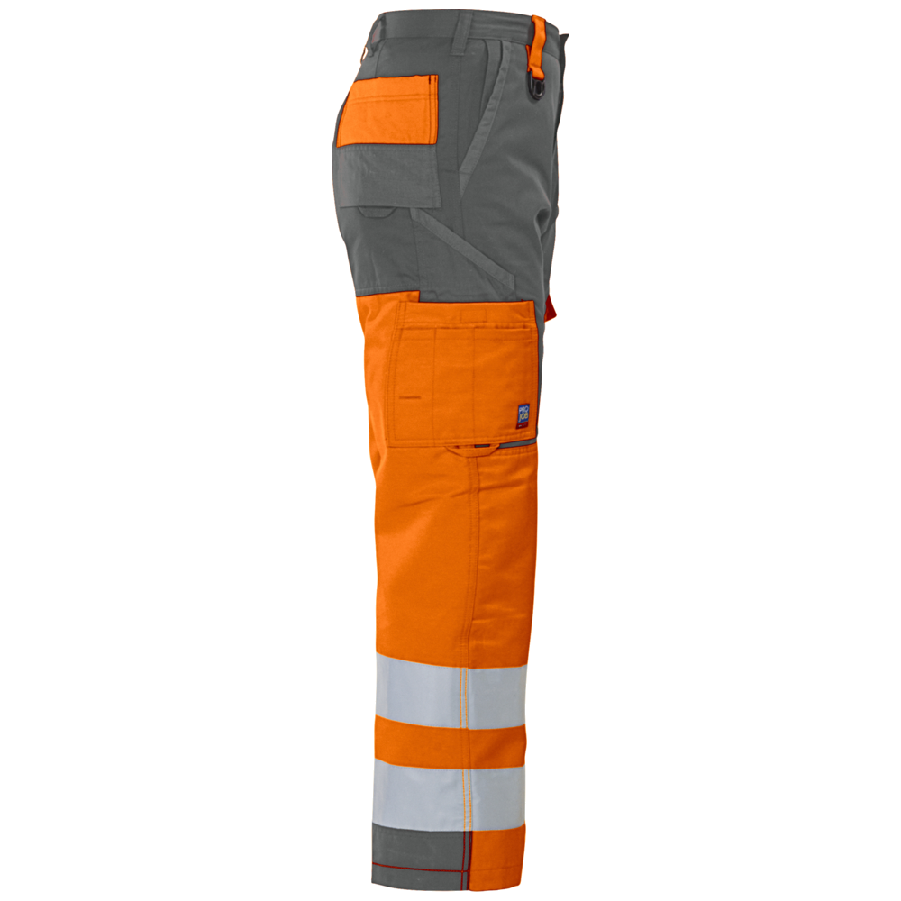 Projob Workwear 6501 Signalisatiebroek Met Kniezakken EN ISO 20471 Klasse 2 646501