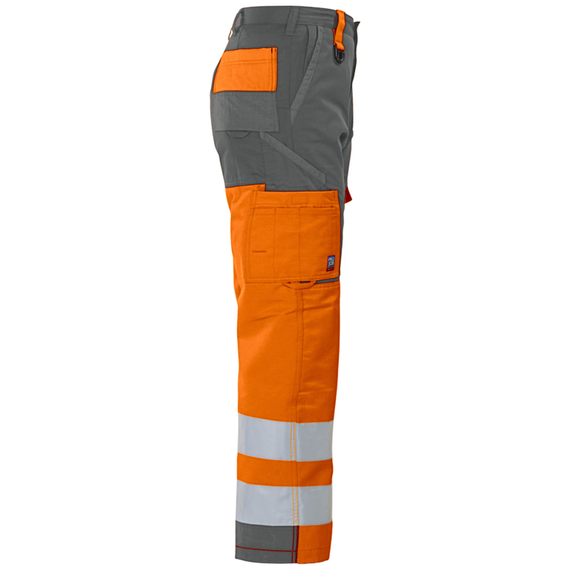 Projob Workwear 6501 Hi-vis trousers with knee pockets EN ISO 20471 class 2 646501