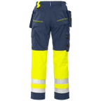 Projob Workwear 6502 Signalisatiebroek Met Kniezakken En Spijkerzakken EN ISO 20471 Klasse 1 646502