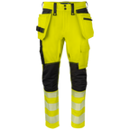 Projob Workwear 6527 Signalisatiestretchbroek Met Spijkerzakken En 37,5 Technologie EN ISO 20471 Klasse 2 646527