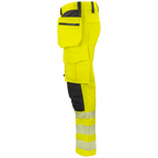 Projob Workwear 6527 Signalisatiestretchbroek Met Spijkerzakken En 37,5 Technologie EN ISO 20471 Klasse 2 646527