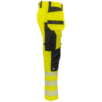 Projob Workwear 6527 Signalisatiestretchbroek Met Spijkerzakken En 37,5 Technologie EN ISO 20471 Klasse 2 646527