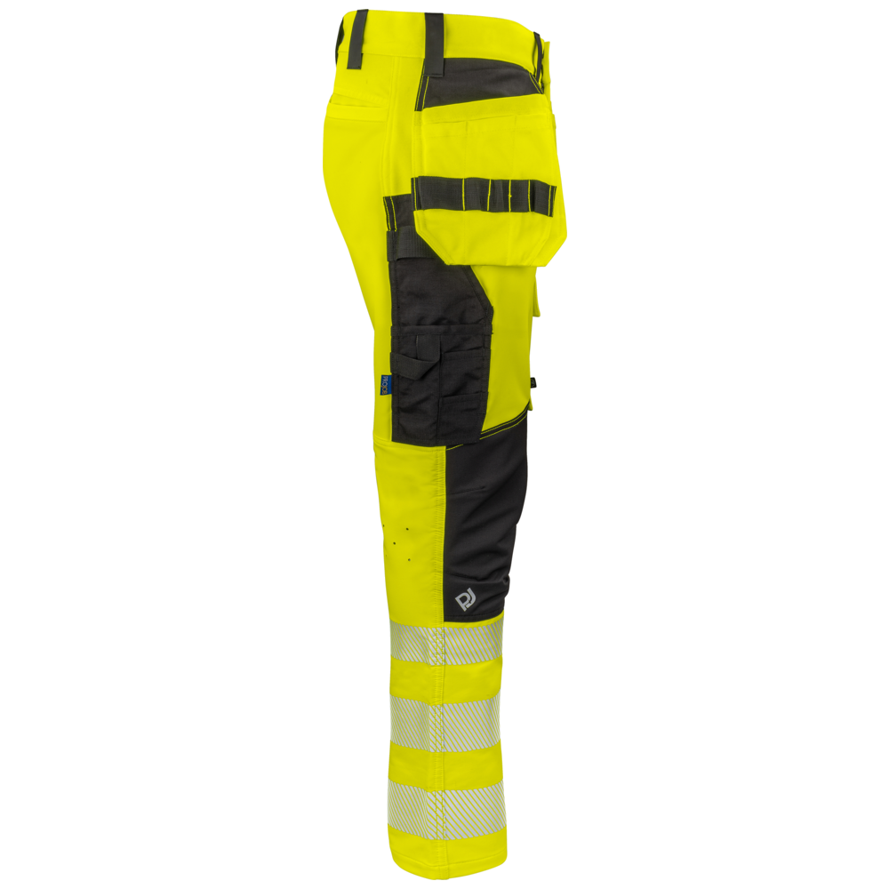 Projob Workwear 6527 Signalisatiestretchbroek Met Spijkerzakken En 37,5 Technologie EN ISO 20471 Klasse 2 646527
