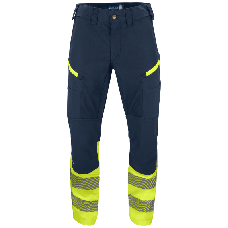 Projob Workwear 6528 Hi-vis stretch trousers EN ISO 20471 Class 1 646528