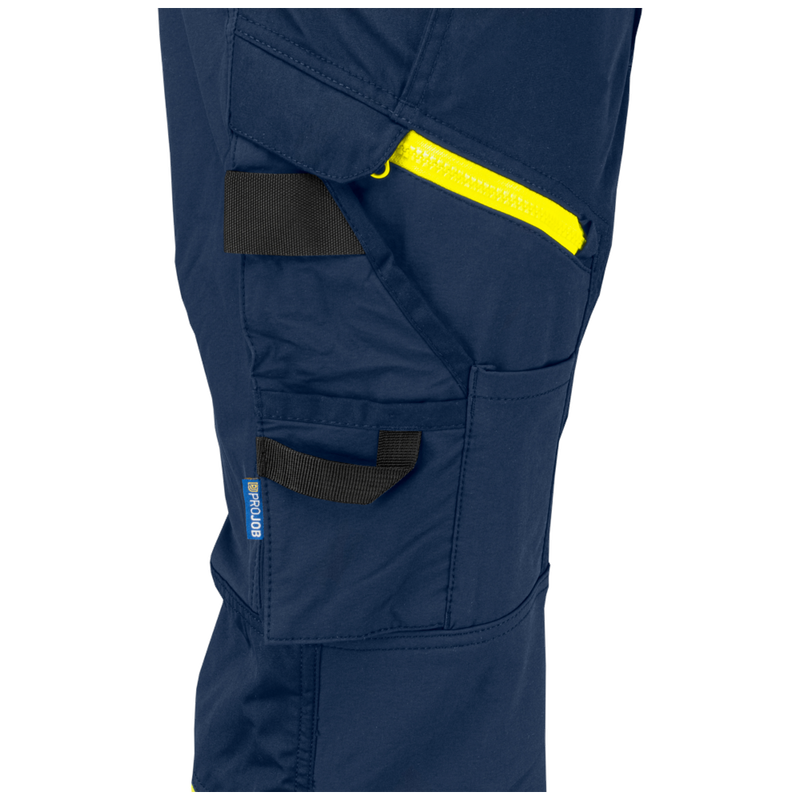 Projob Workwear 6528 Hi-vis stretch trousers EN ISO 20471 Class 1 646528