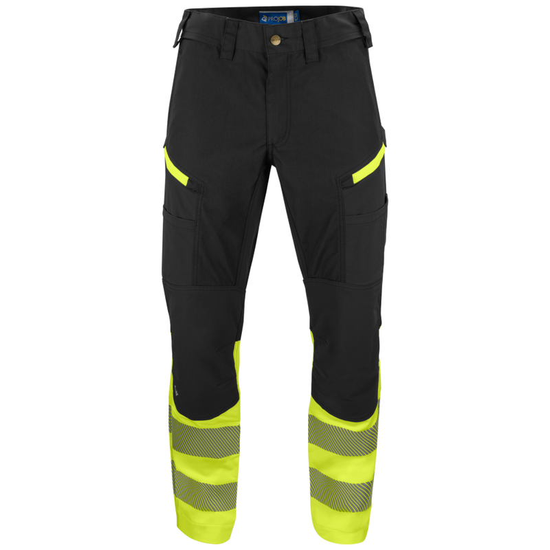 Projob Workwear 6528 Hi-vis stretch trousers EN ISO 20471 Class 1 646528