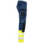 Projob Prio 6530 Signalisatiebroek Met Kniezakken En Spijkerzakken EN ISO 20471 Klasse 1 646530