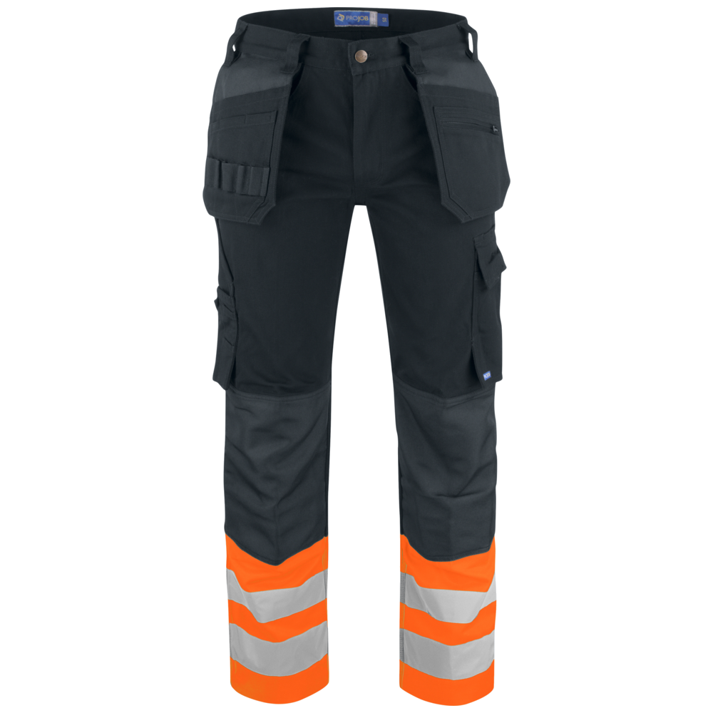 Projob Prio 6530 Signalisatiebroek Met Kniezakken En Spijkerzakken EN ISO 20471 Klasse 1 646530