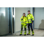 Projob Prio 6530 Signalisatiebroek Met Kniezakken En Spijkerzakken EN ISO 20471 Klasse 1 646530