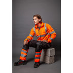 Projob Prio 6530 Signalisatiebroek Met Kniezakken En Spijkerzakken EN ISO 20471 Klasse 1 646530