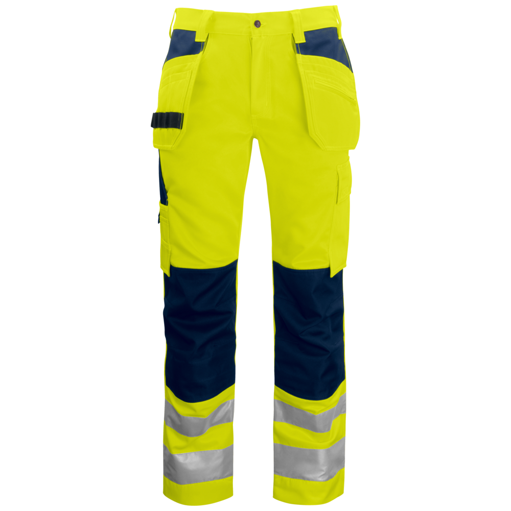 Projob Prio 6531 Hi-vis Pants With Knee Pockets And Nail Pockets EN ISO 20471 Class 2 646531
