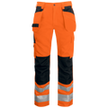 Projob Prio 6531 Signalisatiebroek Met Kniezakken En Spijkerzakken EN ISO 20471 Klasse 2 646531