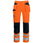 Projob Prio 6531 Signalisatiebroek Met Kniezakken En Spijkerzakken EN ISO 20471 Klasse 2 646531