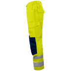 Projob Prio 6532 Sichtbarkeitshosen mit Knietaschen EN ISO 20471 Klasse 2 646532